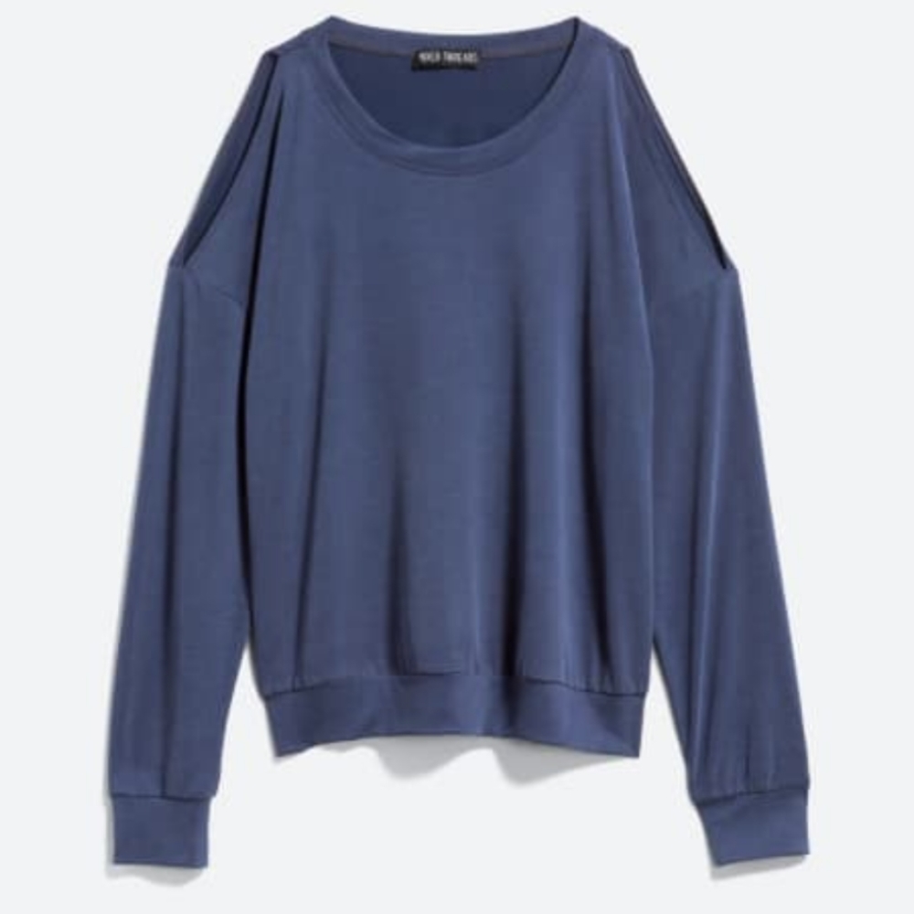 NWT STITCH FIX MIXED THREADS cold shoulder top